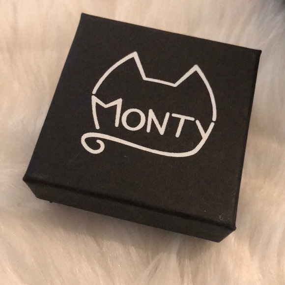 Rose Gold Cat Earrings NWOT - Picture 2 of 5